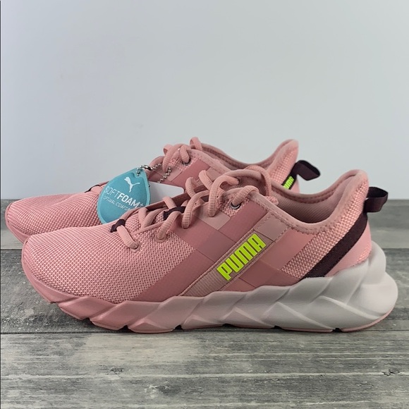 NEW Puma Weave XT Cross Training Shoes Rose Womens - Picture 3 of 8
